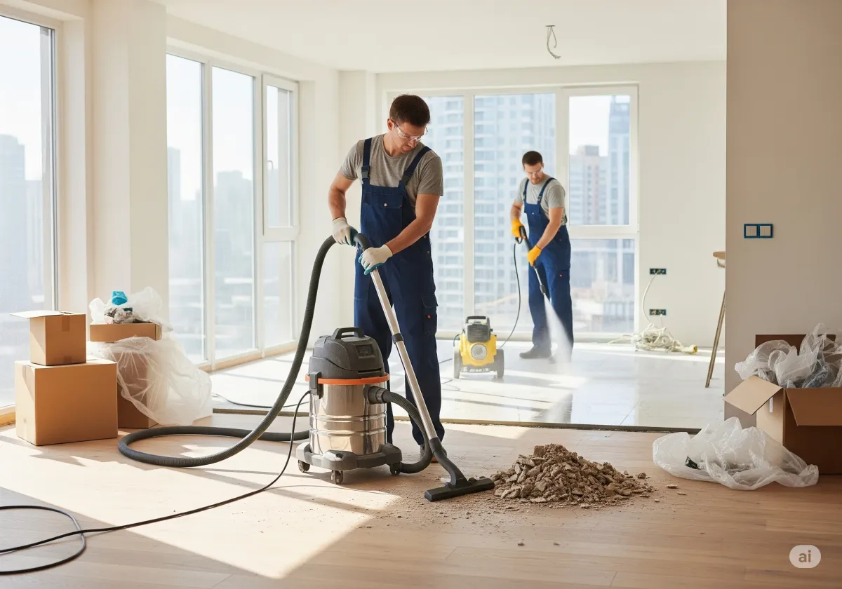 Taşınma sonrası boş ev temizlik uygulaması